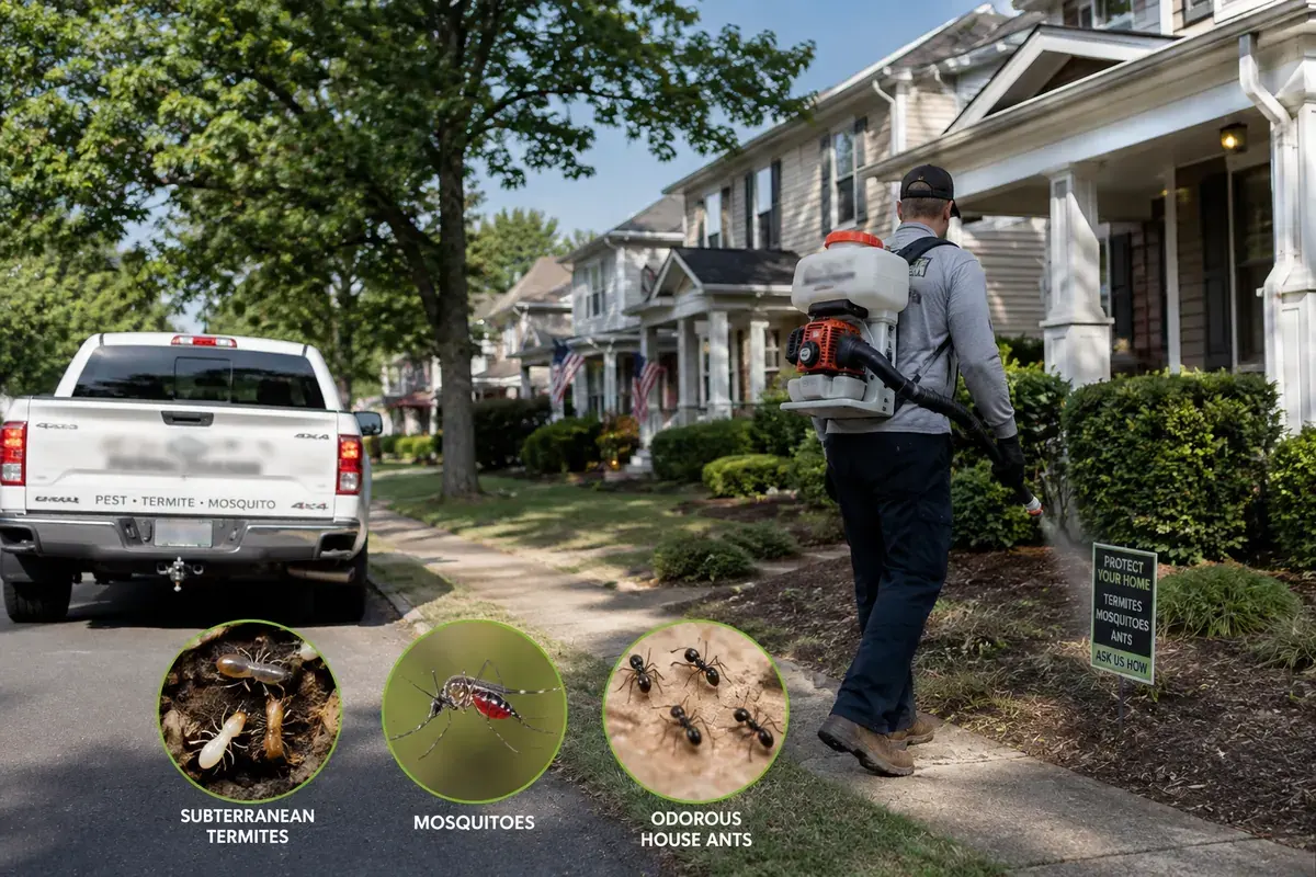 Charlotte neighborhoods where pest control companies serve customers