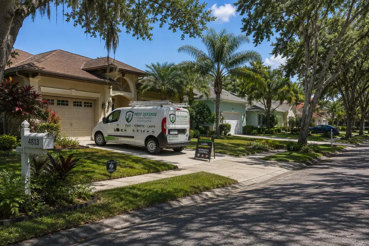 Tampa neighborhoods where pest control companies serve customers