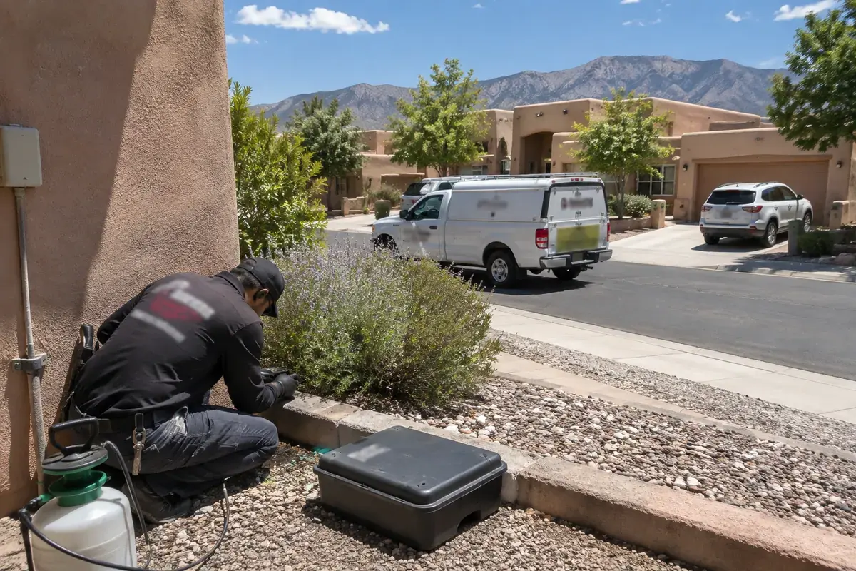 Albuquerque neighborhoods where pest control companies serve customers