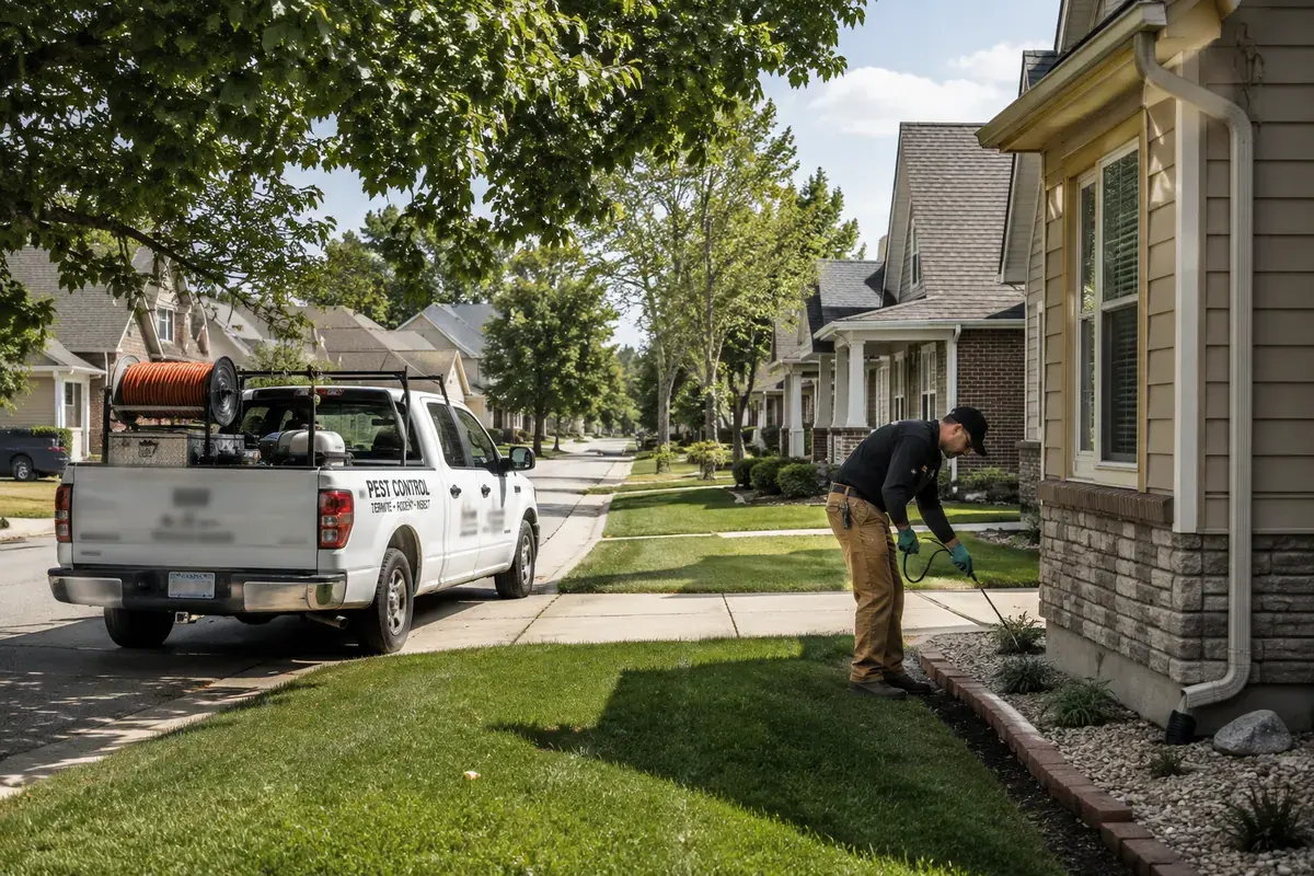 Kansas neighborhoods where pest control companies serve customers