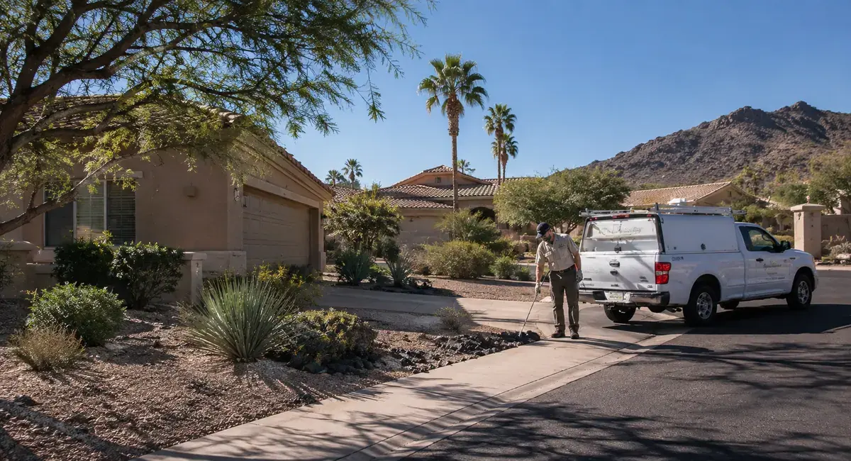 Phoenix neighborhoods where pest control companies serve customers