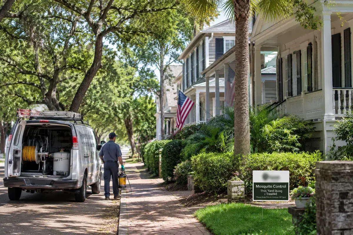 South Carolina neighborhoods where pest control companies serve customers