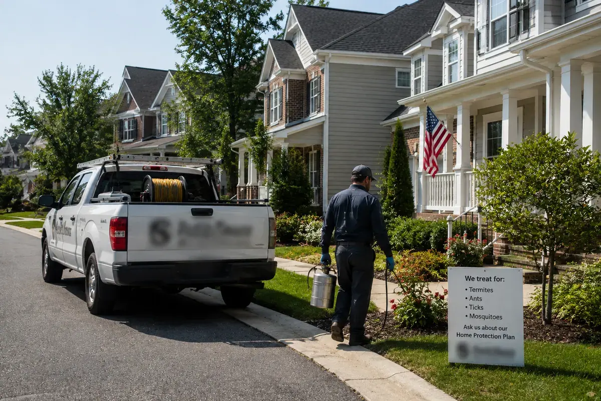 Virginia neighborhoods where pest control companies serve customers